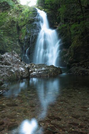 Xorroxin waterfall in Navarre Erratzuの写真素材