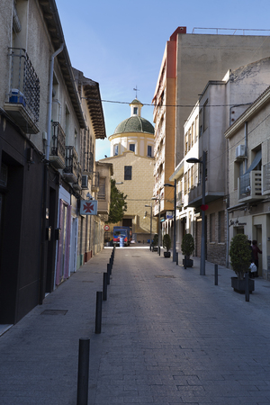 San Vicente del Raspeig, Spain. February 14, 2017: View of a street in the municipality San Vicente del Raspeig in the province of Alicante, Spain.のeditorial素材