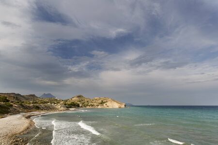 Landscape of Charco creek in Villajoyosa, Alicante province, Spainの写真素材