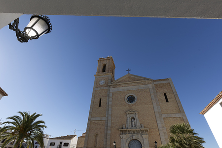 Church of Our Lady of Consuelo in Altea, in the province of Alicante, Spain.のeditorial素材