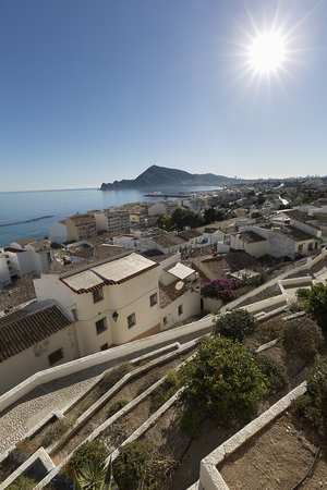 Views of the beautiful town of Altea, in the province of Alicante, Spain.の写真素材