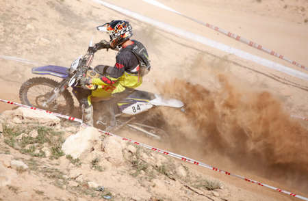 Elche, Spain. November 19, 2019: Motocross Competition in the city of Elche, Spain.のeditorial素材