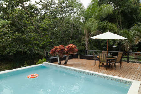 Swimming pool in mountain jarabacoa
