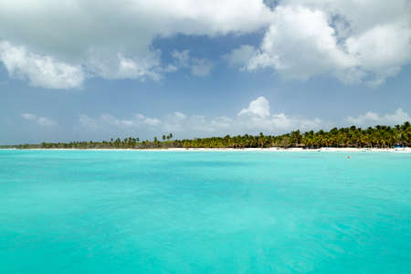 View of the coast of the island saonaの写真素材