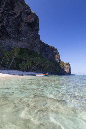 Crystal clear waters on frondon beach