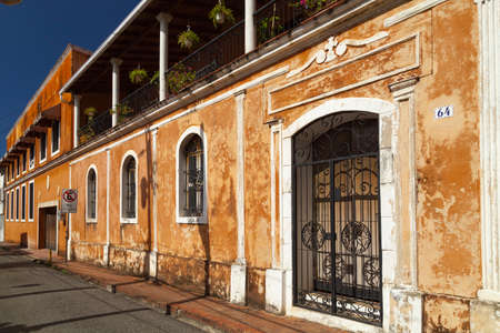 Franciscan convent street hosto colonial zoneの写真素材