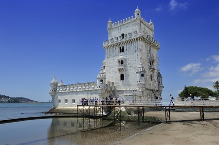 Belem Tower Portugalのeditorial素材