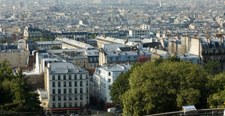 View of Paris from Montmartre の写真素材