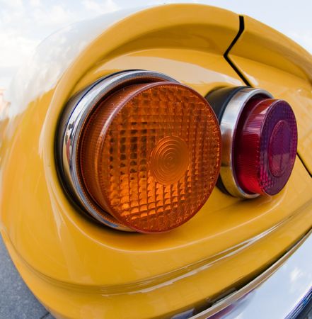 Vintage car’s taillight