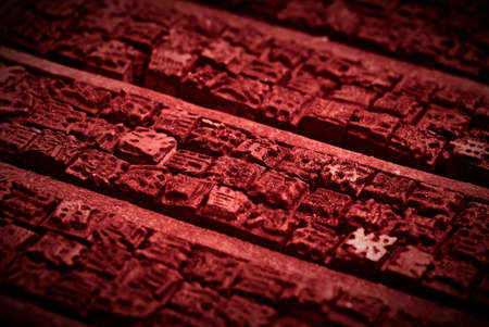 
Collection of old Chinese wooden typescript letters
の写真素材