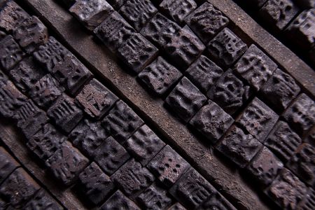 
Collection of old Chinese wooden typescript letters
