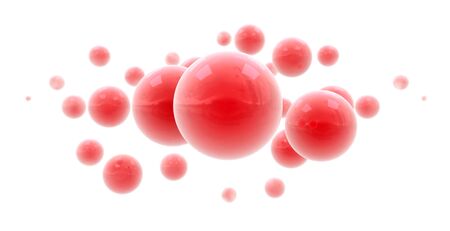 

3D rendering of red shinny spheres floating in midair

の写真素材