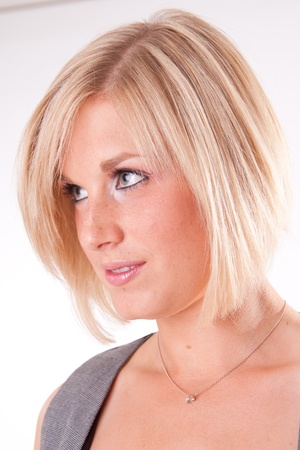 

Profile of an attractive blonde young woman
の写真素材