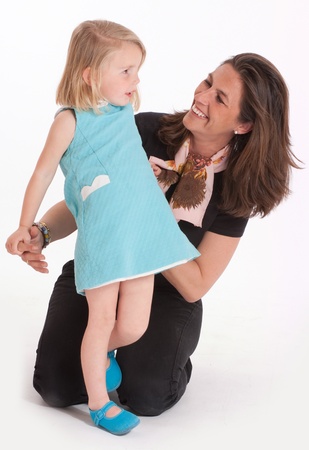 
A mother looking lovingly at her little cute girl
の写真素材