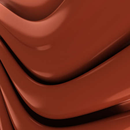 An abstract milk chocolate rippled textureの写真素材