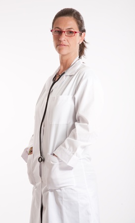 
Portrait of a female doctor with the stethoscope on
の写真素材