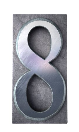 
3D rendering of the number 8 in typescript print letter cases (part of a matching alphabet)

の写真素材