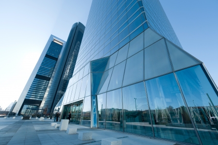 Modern high rise buildings on a clear dayのeditorial素材
