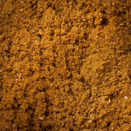 Macro shot on ground spice mixの写真素材