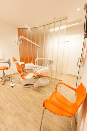 Modern orange dentist cabinetの写真素材