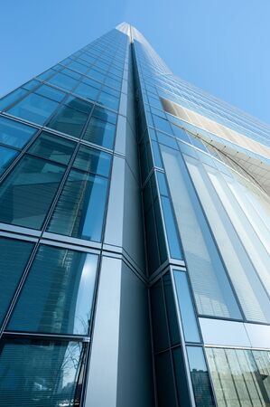 Modern high rise buildings on a clear dayの写真素材