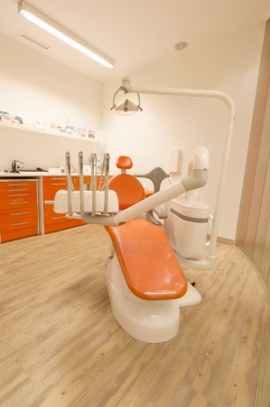 Modern orange dentist cabinetの写真素材