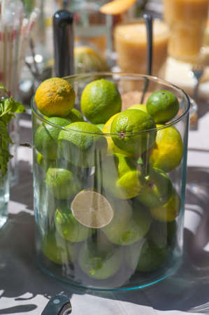 Cocktail stand in a partyの写真素材