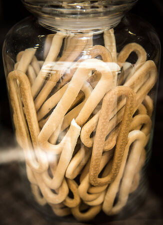 Cookies in a glass jar
