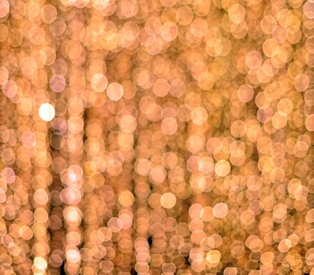 Defocused Christmas bright golden lights ideal for backgrounds