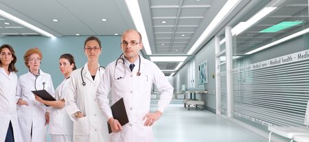 Team of healthcare professionals at the hospitalの写真素材