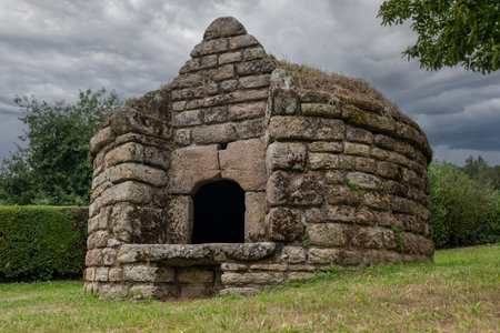 Medieval communal bread oven in Saint Fiacre, Brittanyの写真素材