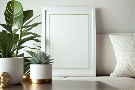 Minimalist interior design decor, generative aiの素材