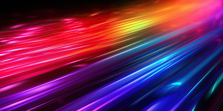 Vibrant technology neon colorful background, generative aiの素材