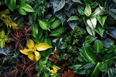 green garden texture ideal for backgrounds, generative aiの素材