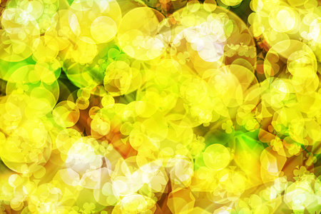 Background with bokeh light for decorative surface with a gloss effect and a context of colors and various motivesの写真素材