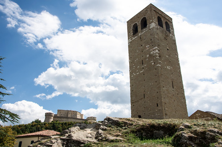 San Leo, Rimini. Emilia Romagna. Italyのeditorial素材