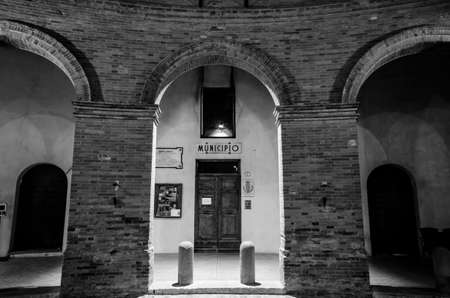 Old town of Mondaino (Rimini).のeditorial素材