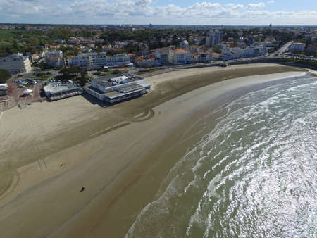 The Atlantic Coast in Franceの写真素材