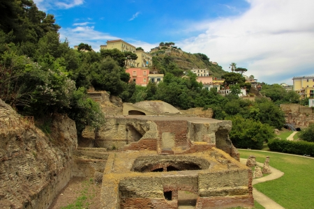 ITALIA - NAPOLI, Parco archeologico di Baiaの写真素材