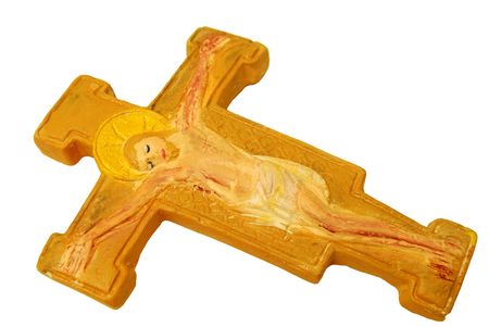 Crucifix of stoneの写真素材
