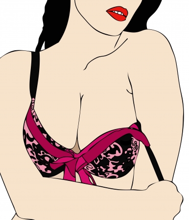 Hot Sexy Woman in Lingerieの写真素材