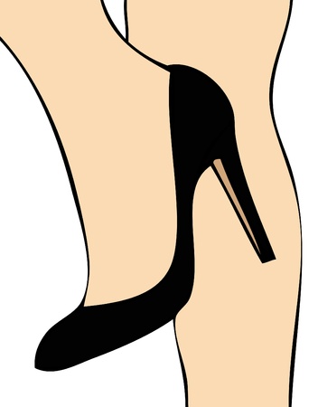 Black Shoeのイラスト素材