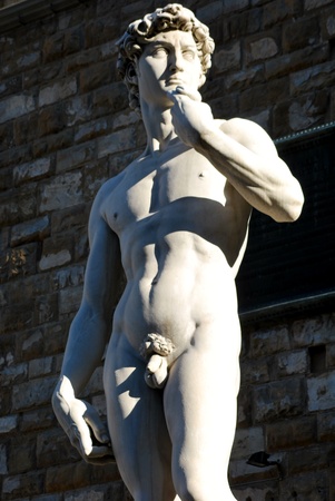 Statue at Signoria Square, Florenceの写真素材