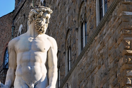 Palazzo della Signoria and statue of Neptune - Florence - Italy - 228
