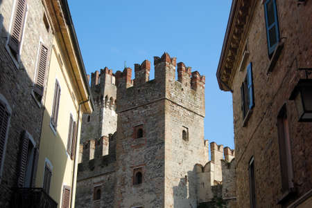 The castle of Sirmione on Lake Garda - Brescia - Italy