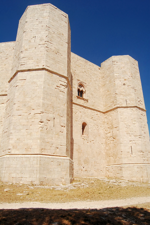 The Castle of Frederick II at Castel del Monte in Puglia - Italyのeditorial素材
