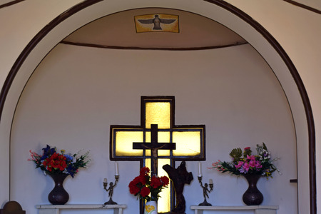 Small votive chapel of war martyrs in Palestrina in the Lazioのeditorial素材