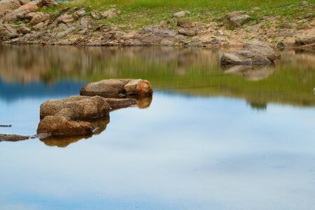 water and rocks 2の写真素材