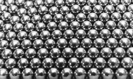 Abstract texture of metall ballsの写真素材