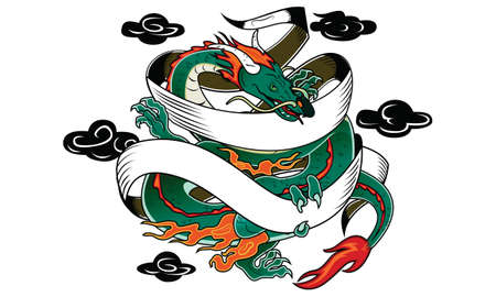 Dragon Tattooのイラスト素材
